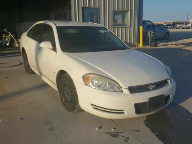 2G1WS57M291260341 - 2009 CHEVROLET IMPALA POL WHITE photo 1