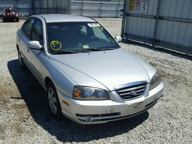 KMHDN46D74U734844 - 2004 HYUNDAI ELANTRA GL SILVER photo 1