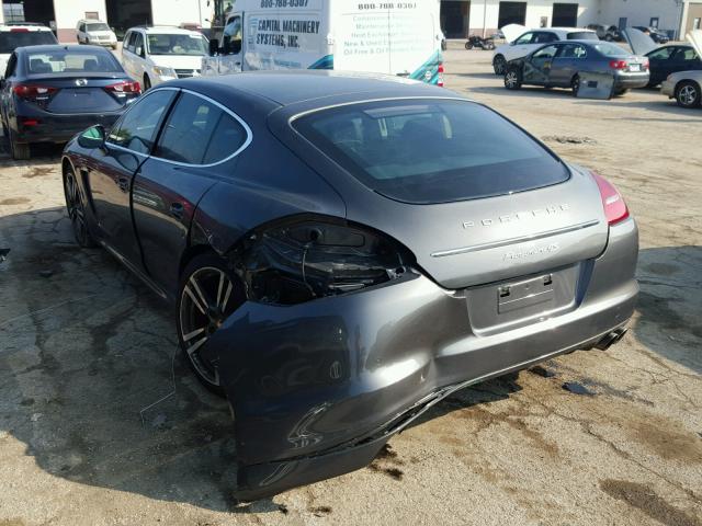 WP0AB2A71DL060394 - 2013 PORSCHE PANAMERA GRAY photo 3