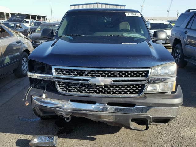 3GCEC14V16G213097 - 2006 CHEVROLET SILVERADO BLUE photo 9