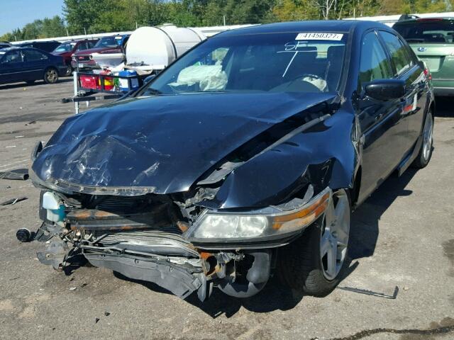 19UUA66204A040011 - 2004 ACURA TL BLACK photo 2