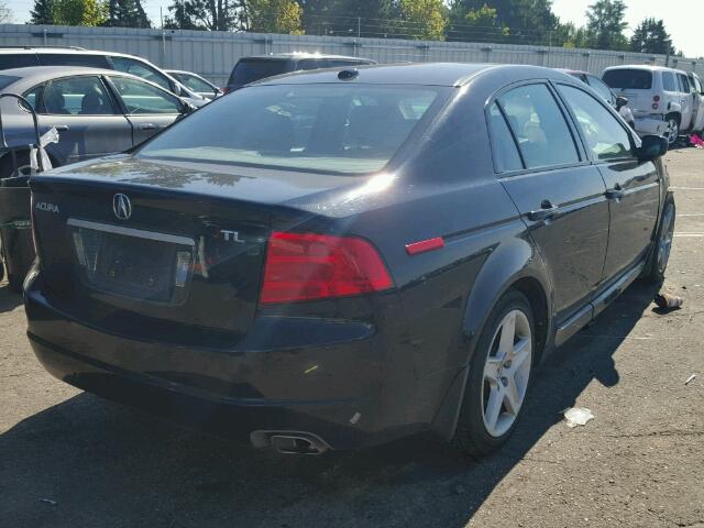 19UUA66204A040011 - 2004 ACURA TL BLACK photo 4