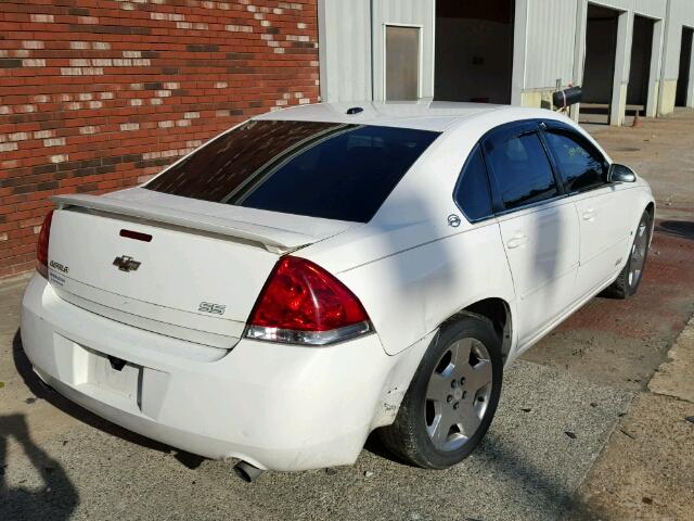 2G1WD58C369157488 - 2006 CHEVROLET IMPALA SUP WHITE photo 4