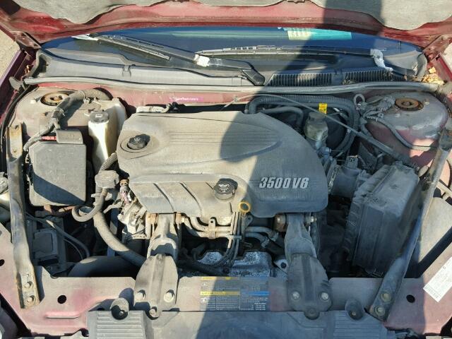 2G1WT58K481370087 - 2008 CHEVROLET IMPALA LT RED photo 7