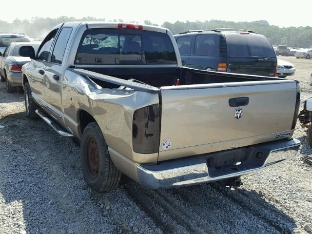 1D7HA18D15J529641 - 2005 DODGE RAM 1500 S TAN photo 3