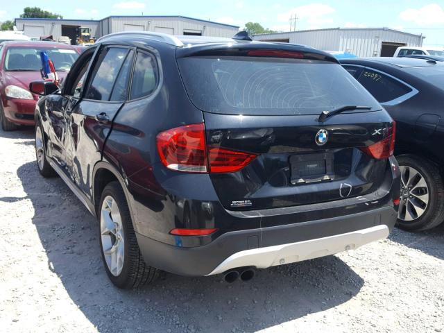 WBAVM5C57DVV89326 - 2013 BMW X1 XDRIVE3 BLACK photo 3