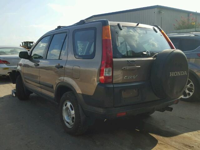 JHLRD68422C005405 - 2002 HONDA CR-V GOLD photo 3