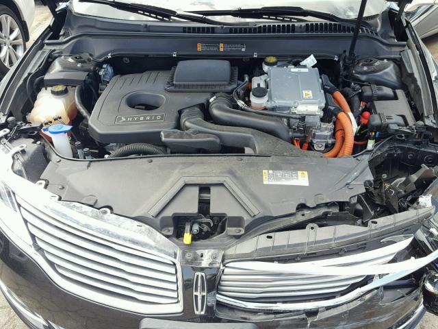 3LN6L2LU5FR622254 - 2015 LINCOLN MKZ HYBRID BLACK photo 7