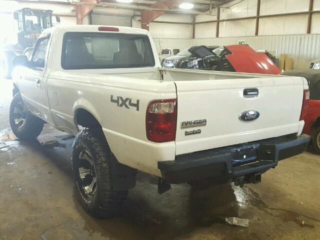 1FTZR11E25PA35764 - 2005 FORD RANGER WHITE photo 3