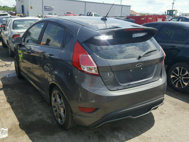 3FADP4GXXHM102122 - 2017 FORD FIESTA ST GRAY photo 3