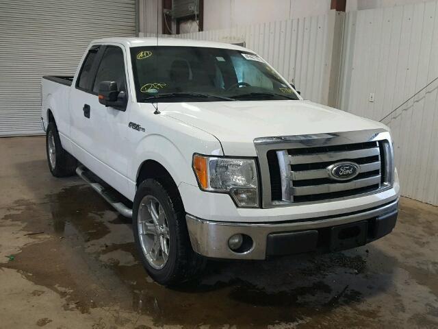 1FTEX1C89AKE77640 - 2010 FORD F150 SUPER WHITE photo 1