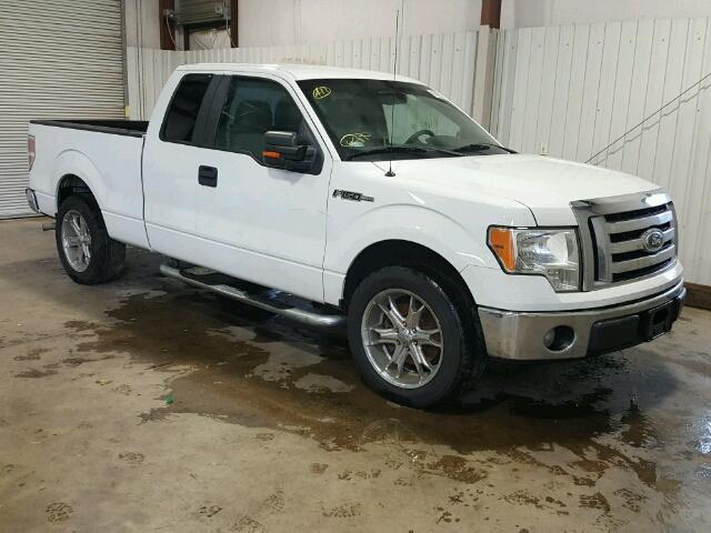 1FTEX1C89AKE77640 - 2010 FORD F150 SUPER WHITE photo 9