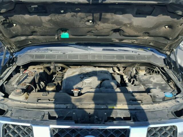 1N6BA07A07N209821 - 2007 NISSAN TITAN XE BLACK photo 7