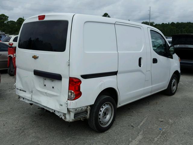 3N63M0YN2FK706953 - 2015 CHEVROLET CITY EXPRE WHITE photo 4