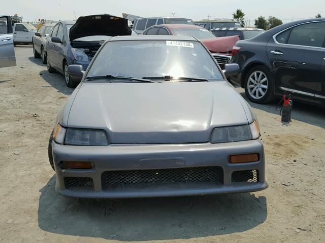 JHMED9367KS004521 - 1989 HONDA CIVIC 1500 CHARCOAL photo 9