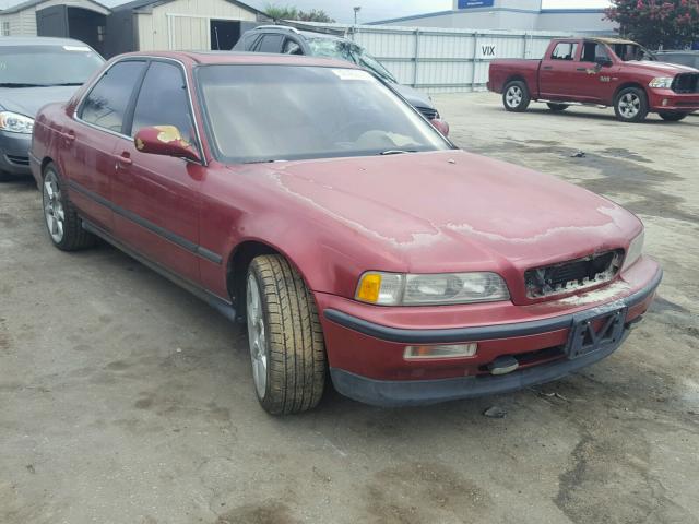 JH4KA7568MC014114 - 1991 ACURA LEGEND L BURGUNDY photo 1