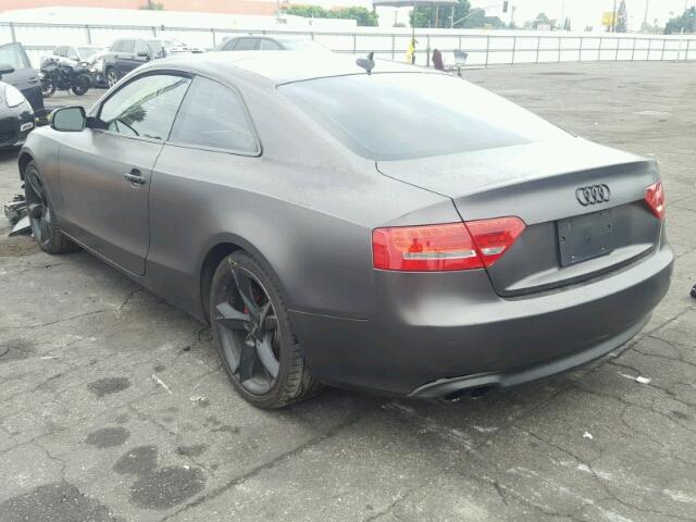 WAULFAFR7CA004727 - 2012 AUDI A5 GRAY photo 3