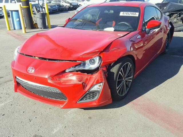 JF1ZNAA15D1734936 - 2013 TOYOTA SCION FR-S RED photo 2
