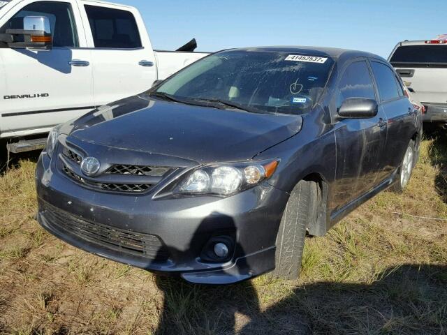 5YFBU4EE0DP109370 - 2013 TOYOTA COROLLA GRAY photo 2