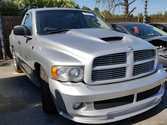 3D3HA16H25G788079 - 2005 DODGE RAM SRT10 SILVER photo 1