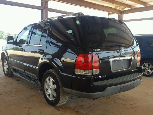 5LMEU68H64ZJ52334 - 2004 LINCOLN AVIATOR BLACK photo 3