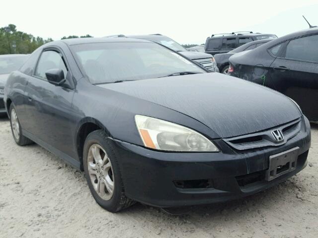 1HGCM72396A019345 - 2006 HONDA ACCORD LX BLACK photo 1