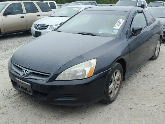 1HGCM72396A019345 - 2006 HONDA ACCORD LX BLACK photo 2