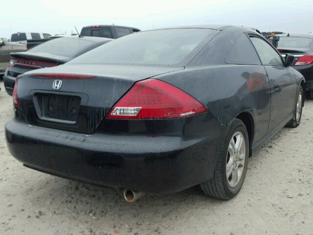 1HGCM72396A019345 - 2006 HONDA ACCORD LX BLACK photo 4