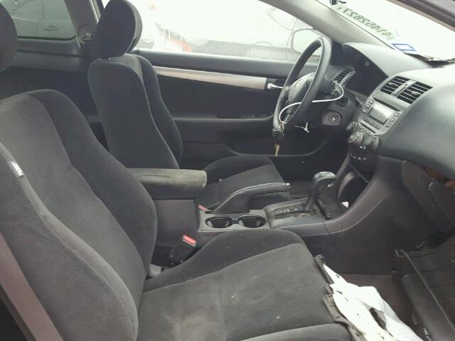 1HGCM72396A019345 - 2006 HONDA ACCORD LX BLACK photo 5