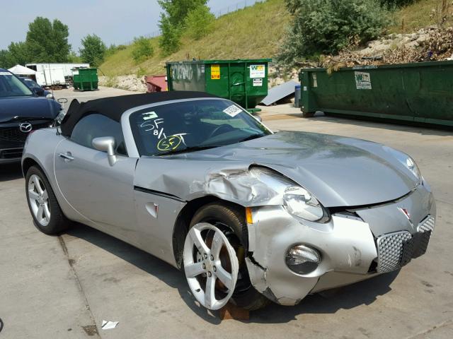 1G2MB35B96Y118957 - 2006 PONTIAC SOLSTICE SILVER photo 1