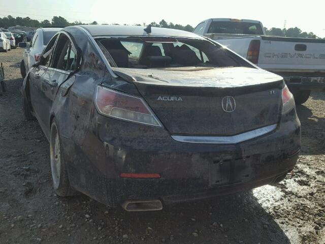 19UUA8F57CA003235 - 2012 ACURA TL BLACK photo 3