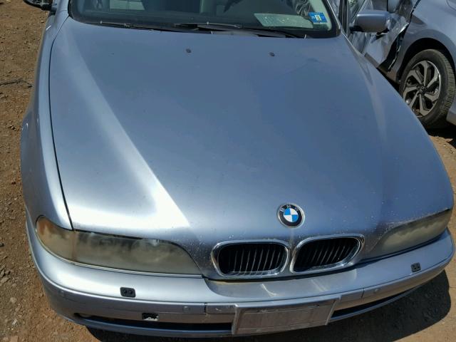 WBADT43433G028074 - 2003 BMW 525 I AUTO BLUE photo 7