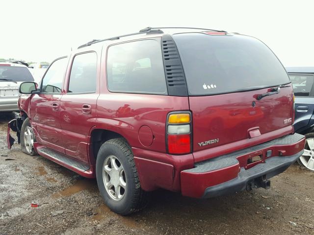 1GKEK63U94J168919 - 2004 GMC YUKON DENA RED photo 3