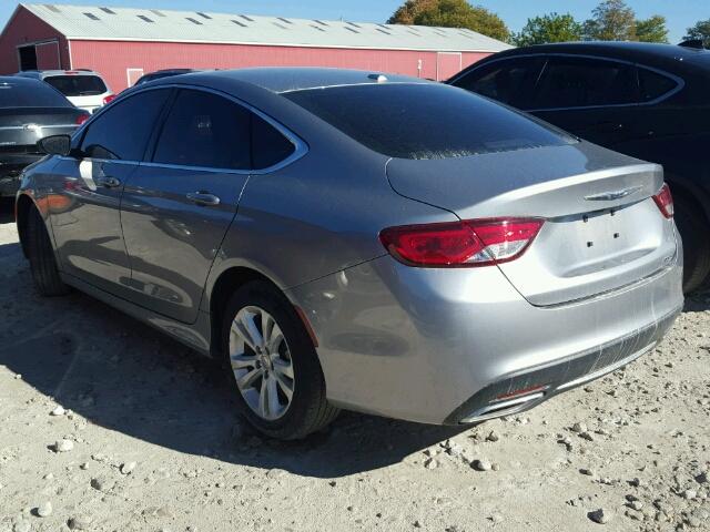 1C3CCCAG0GN152279 - 2016 CHRYSLER 200 LIMITE SILVER photo 3