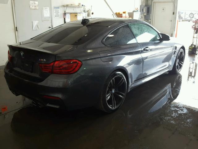 WBS4Y9C50JAC87000 - 2018 BMW M4 GRAY photo 4