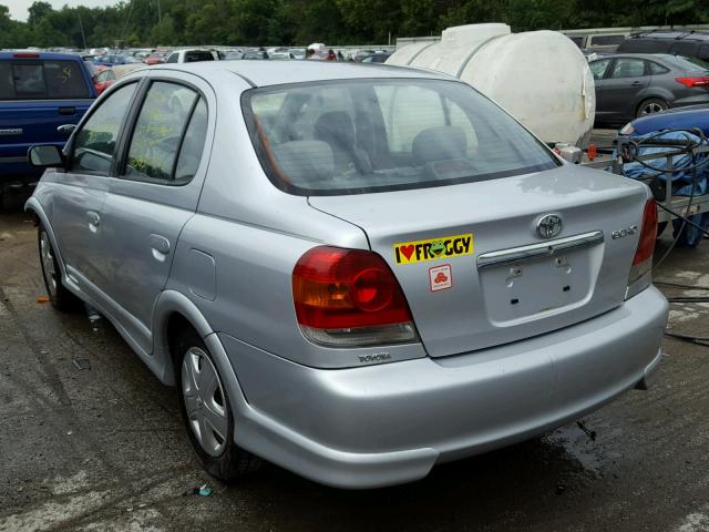 JTDBT123330275184 - 2003 TOYOTA ECHO SILVER photo 3