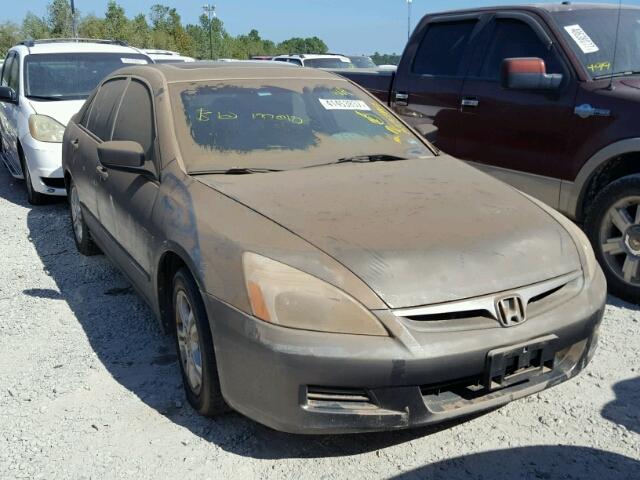 1HGCM56706A151945 - 2006 HONDA ACCORD EX GRAY photo 1