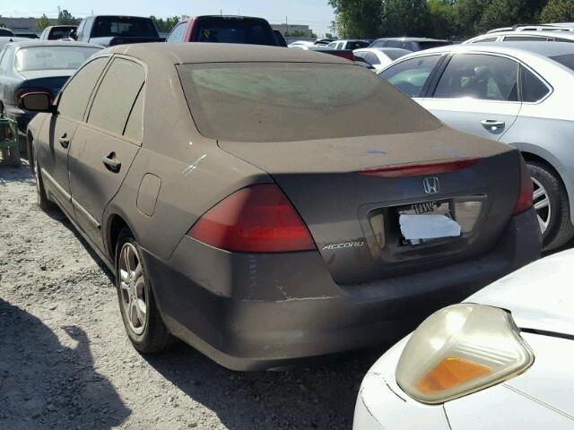 1HGCM56706A151945 - 2006 HONDA ACCORD EX GRAY photo 3