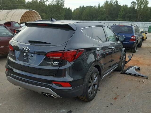 5XYZW4LA7HG491089 - 2017 HYUNDAI SANTA FE S BLACK photo 4