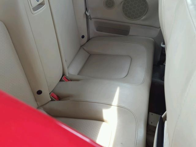 3VWCM31Y64M319572 - 2004 VOLKSWAGEN NEW BEETLE წითელი ფოტო 6