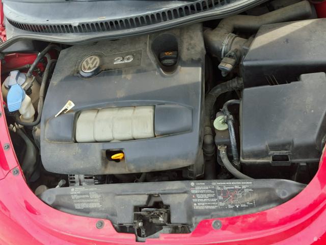 3VWCM31Y64M319572 - 2004 VOLKSWAGEN NEW BEETLE წითელი ფოტო 7