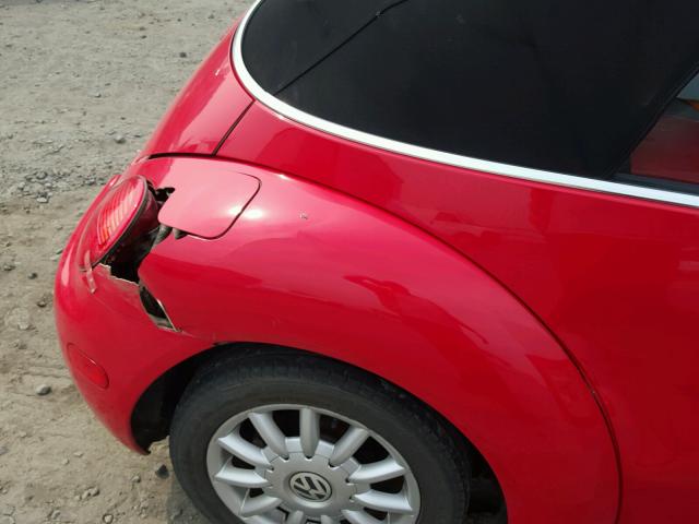 3VWCM31Y64M319572 - 2004 VOLKSWAGEN NEW BEETLE წითელი ფოტო 9