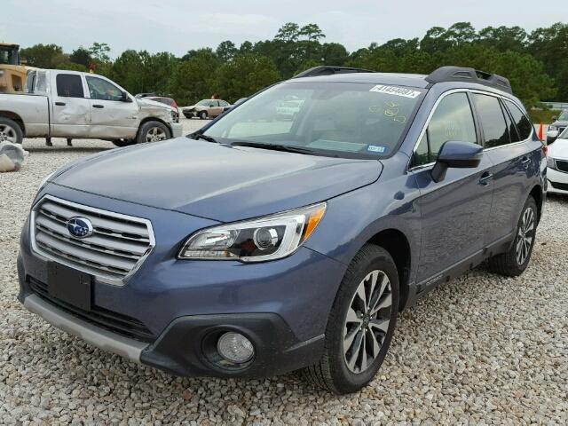 4S4BSANC1H3355566 - 2017 SUBARU OUTBACK 2. BLUE photo 2