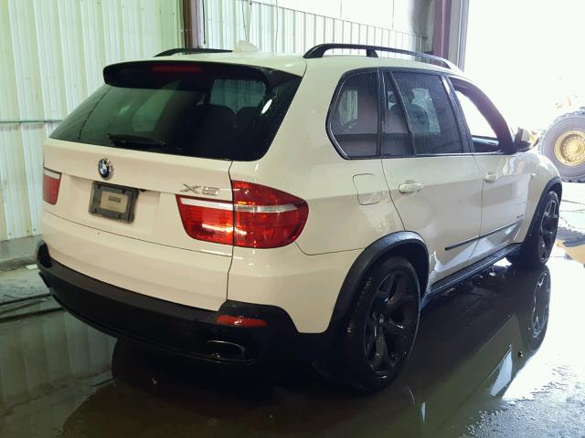 5UXFE83559L308969 - 2009 BMW X5 XDRIVE4 WHITE photo 4