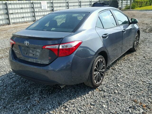 2T1BURHE0GC656314 - 2016 TOYOTA COROLLA L SILVER photo 4