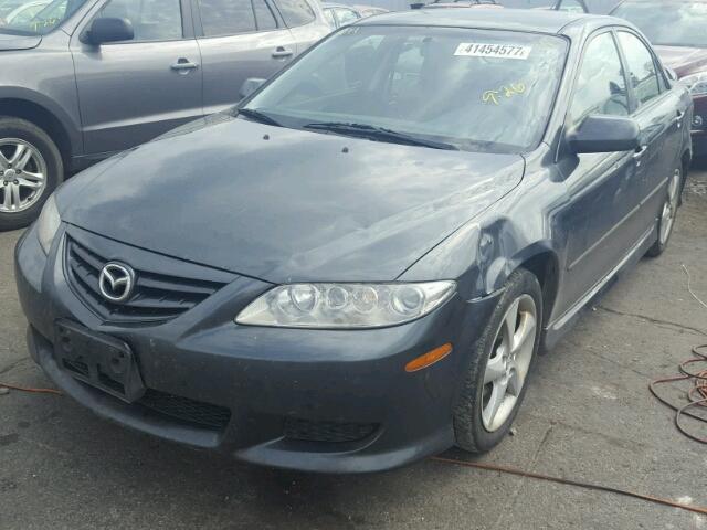 1YVFP80C445N34233 - 2004 MAZDA 6 GRAY photo 2