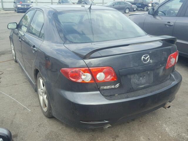 1YVFP80C445N34233 - 2004 MAZDA 6 GRAY photo 3