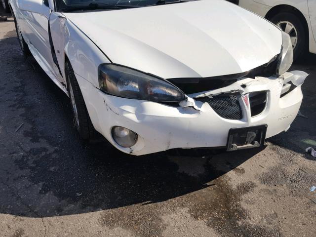 2G2WP552861299686 - 2006 PONTIAC GRAND PRIX WHITE photo 9