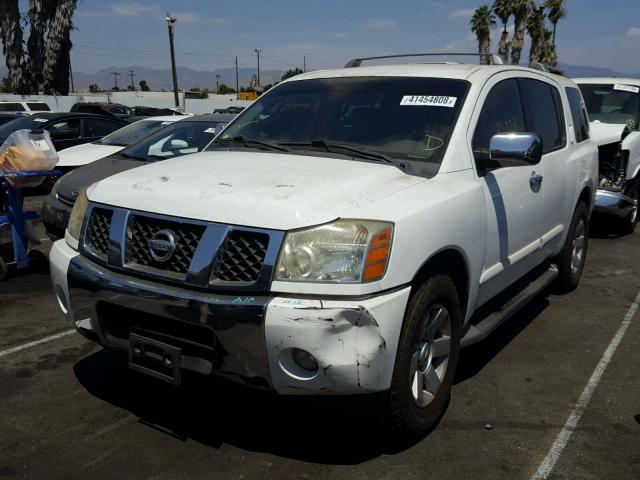 5N1AA08A24N716692 - 2004 NISSAN ARMADA SE SILVER photo 2