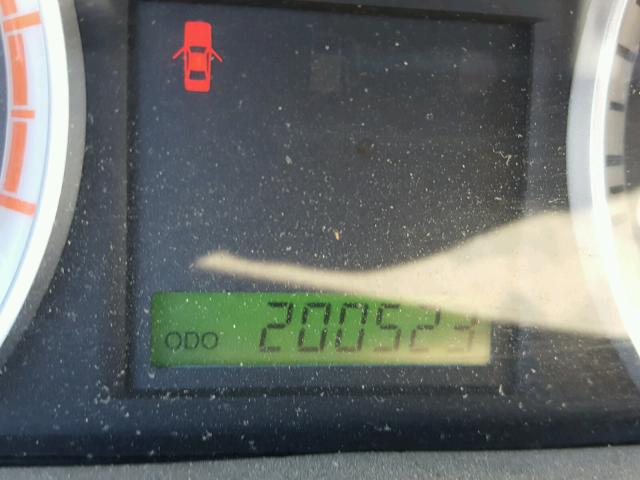 KL1TD5DE9BB242675 - 2011 CHEVROLET AVEO LS BLACK photo 8